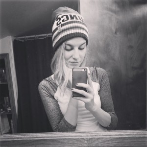 Sometimes I steal my boyfriend's work beanies and take mirror pics. Judge me. 